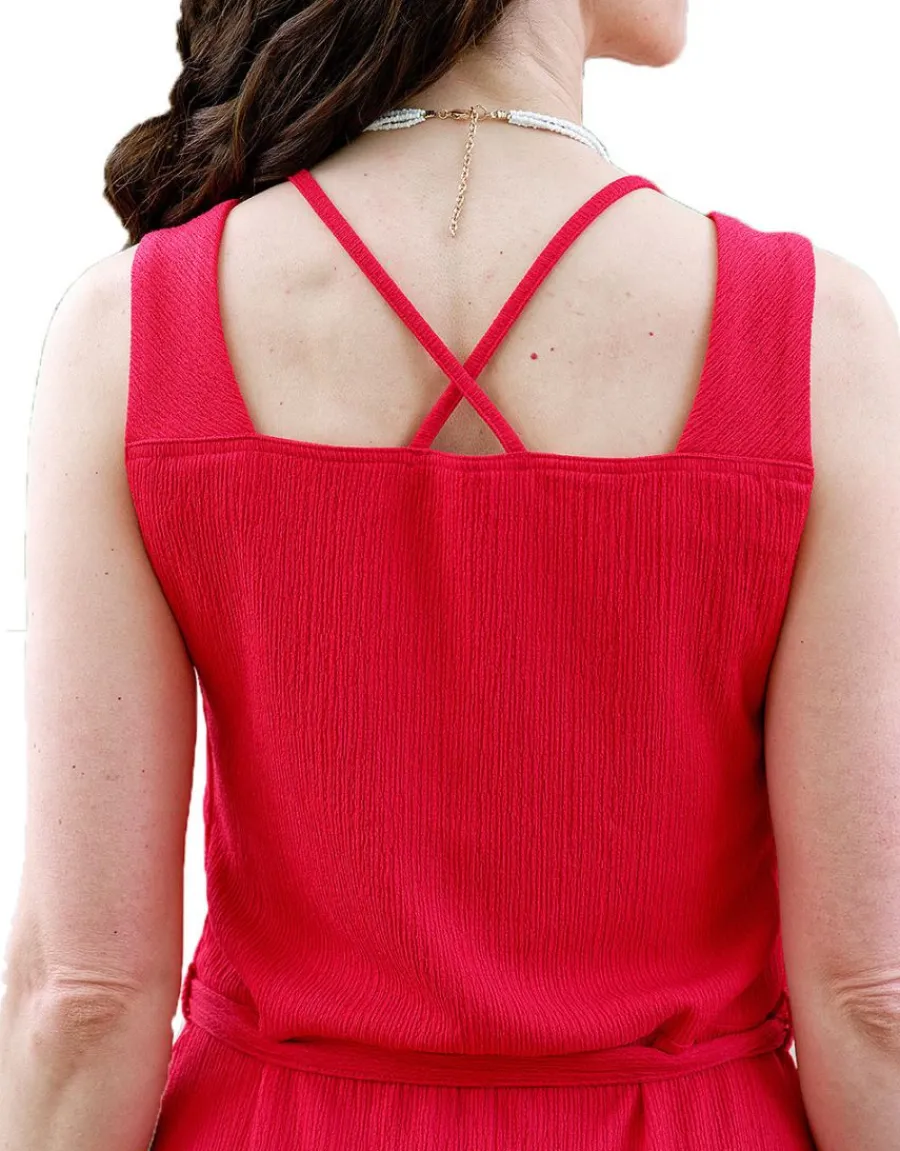 Christine Laure Robes|Robes & Jupes*Robe en crépon orange