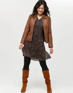 Christine Laure Robes|Robes & Jupes*Robe fluide plissée noire