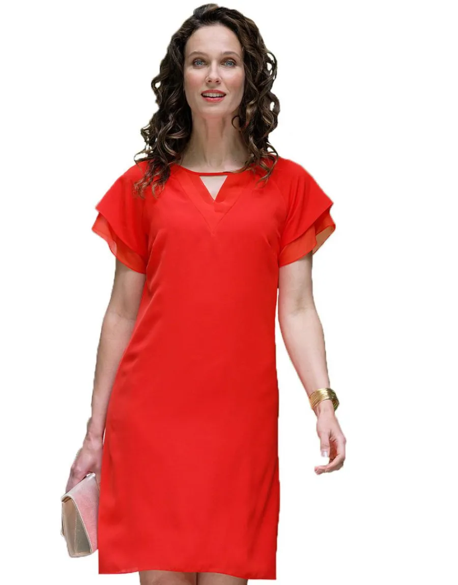 Christine Laure Robes|Robes & Jupes*Robe habillée orange