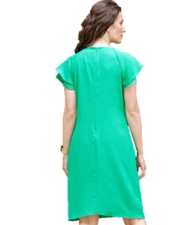 Christine Laure Robes|Robes & Jupes*Robe habillée vert vif