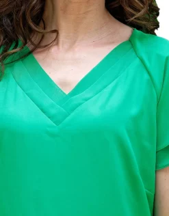 Christine Laure Robes|Robes & Jupes*Robe habillée vert vif