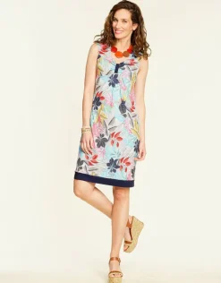 Christine Laure Robes|Robes & Jupes*Robe imprimé bleu rose