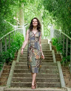 Christine Laure Robes|Robes & Jupes*Robe imprimé éthnique