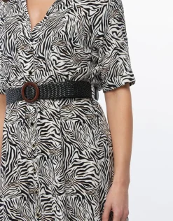 Christine Laure Robes|Robes & Jupes*Robe imprimé zébré