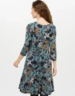 Christine Laure Robes|Robes & Jupes*Robe imprimée bleue