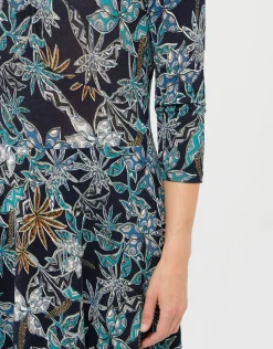 Christine Laure Robes|Robes & Jupes*Robe imprimée bleue