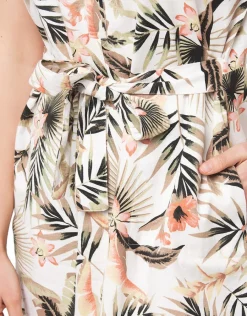 Christine Laure Robes|Robes & Jupes*Robe imprimée écru