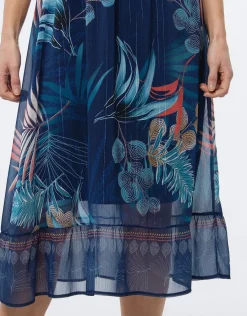 Christine Laure Robes|Robes & Jupes*Robe longue bleu