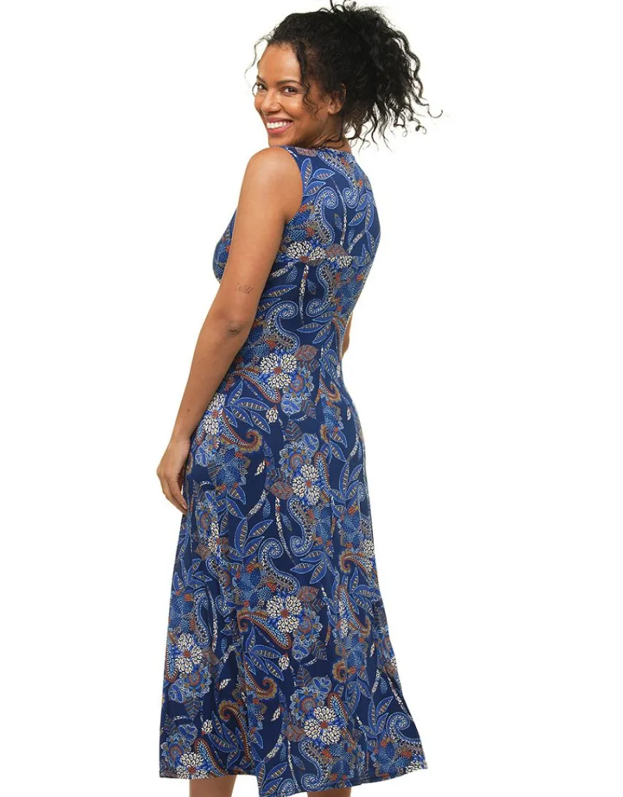 Christine Laure Robes|Robes & Jupes*Robe longue bleu