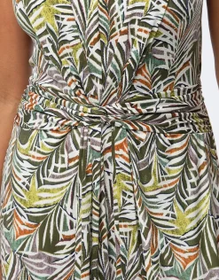 Christine Laure Robes|Robes & Jupes*Robe longue imprimé kaki