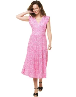 Christine Laure Robes|Robes & Jupes*Robe longue rose