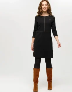 Christine Laure Robes|Robes & Jupes*Robe maille noire