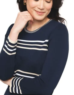 Christine Laure Robes|Robes & Jupes*Robe milano bleu