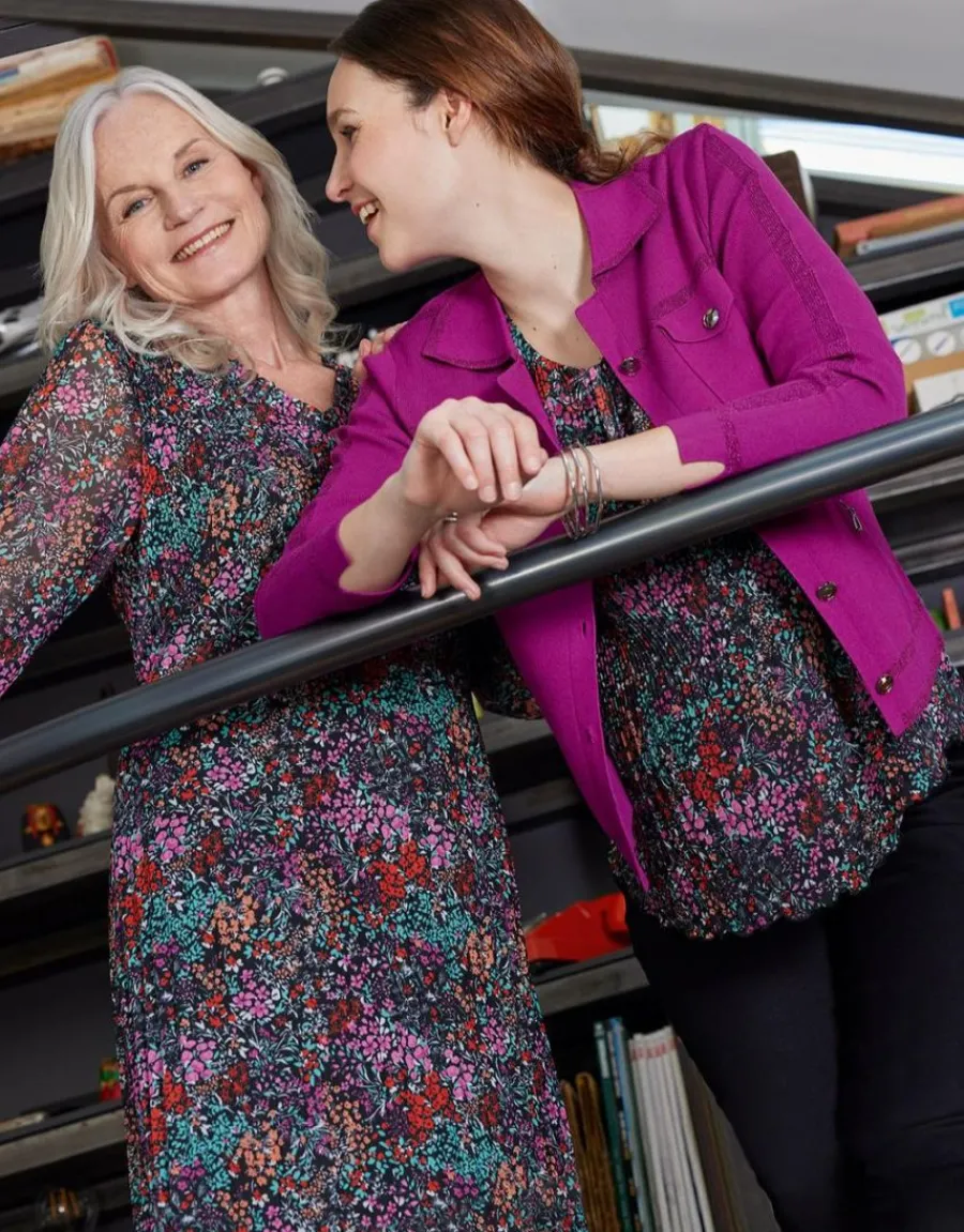 Christine Laure Robes|Robes & Jupes*Robe plissée imprimée