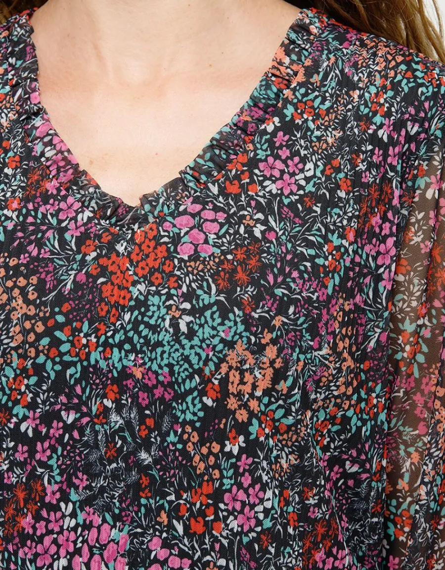 Christine Laure Robes|Robes & Jupes*Robe plissée imprimée