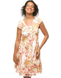 Christine Laure Robes|Robes & Jupes*Robe rose coton