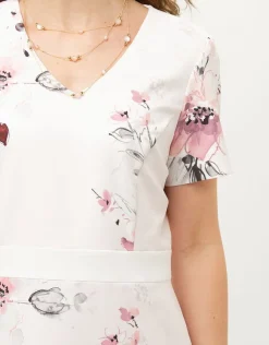 Christine Laure Robes|Robes & Jupes*Robe rose habillée