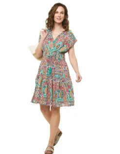 Christine Laure Robes|Robes & Jupes*Robe verte 100% coton