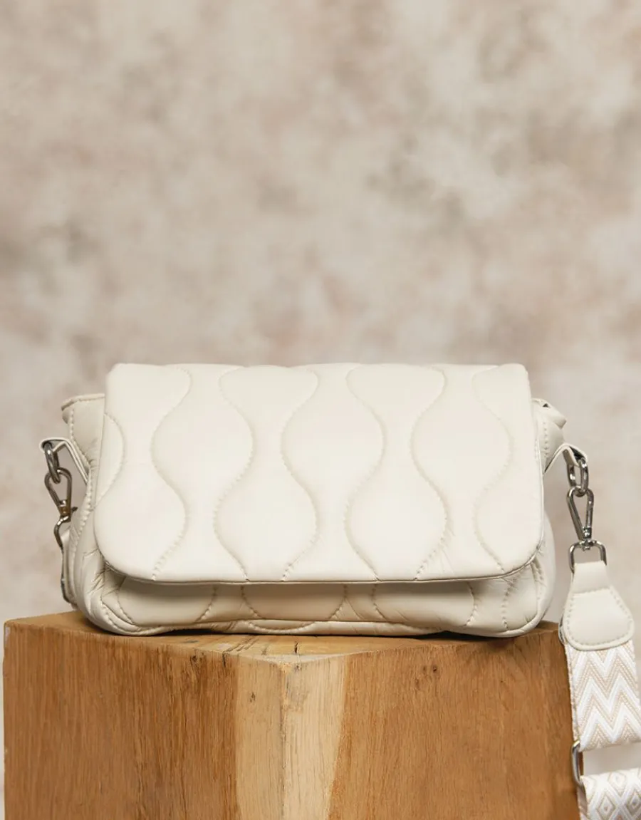 Christine Laure Maroquinerie|Accessoires*Sac bandoulière écru