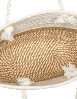 Christine Laure Maroquinerie|Accessoires*Sac panier écru