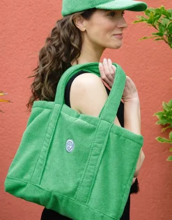 Christine Laure Maroquinerie|Accessoires*Sac éponge vert