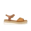 Christine Laure Sandales*Sandale corde cuir camel GEOX