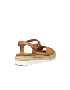 Christine Laure Sandales*Sandale corde cuir camel GEOX