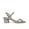 Christine Laure Sandales*Sandale talon cuir argent GEOX