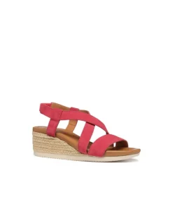 Christine Laure Sandales*Sandales compensées rouge GEOX