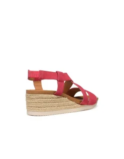 Christine Laure Sandales*Sandales compensées rouge GEOX