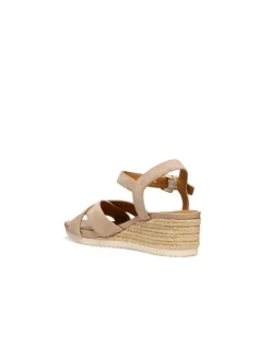 Christine Laure Sandales*Sandales talon cuir beige GEOX