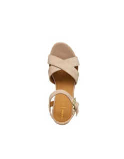 Christine Laure Sandales*Sandales talon cuir beige GEOX