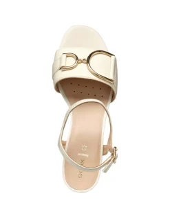 Christine Laure Sandales*Sandales talon cuir blanc GEOX