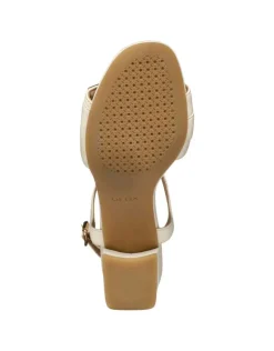 Christine Laure Sandales*Sandales talon cuir blanc GEOX