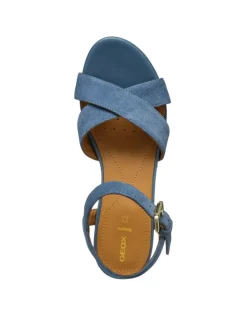Christine Laure Sandales*Sandales talon cuir bleu GEOX