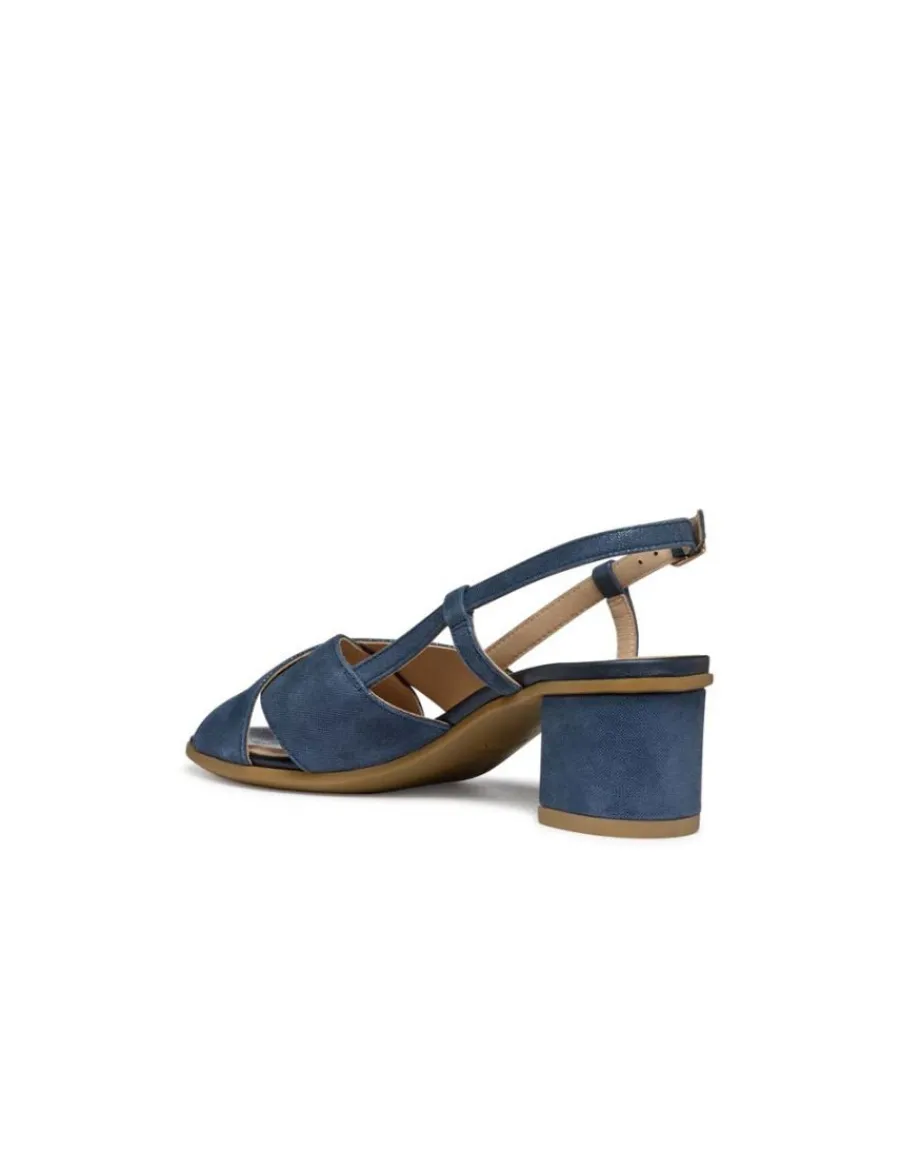 Christine Laure Sandales*Sandales talon cuir bleu GEOX