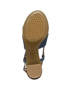 Christine Laure Sandales*Sandales talon cuir bleu GEOX