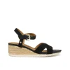 Christine Laure Sandales*Sandales talon cuir noir GEOX