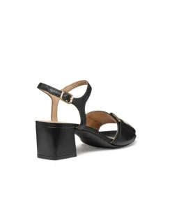 Christine Laure Sandales*Sandales talon cuir noir GEOX