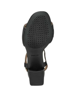 Christine Laure Sandales*Sandales talon cuir noir GEOX