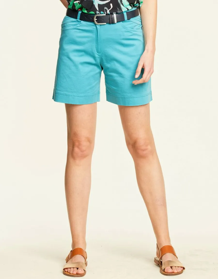 Christine Laure Shorts & Bermudas*Short coton bleu lagon