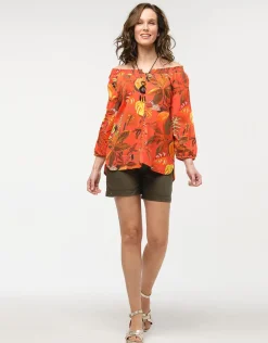 Christine Laure Shorts & Bermudas*Short coton kaki