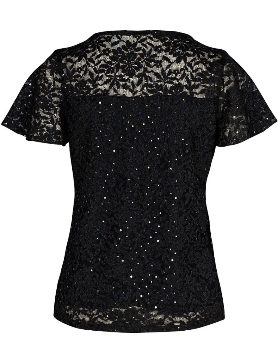 Christine Laure T-shirts|Hauts*Top dentelle noire