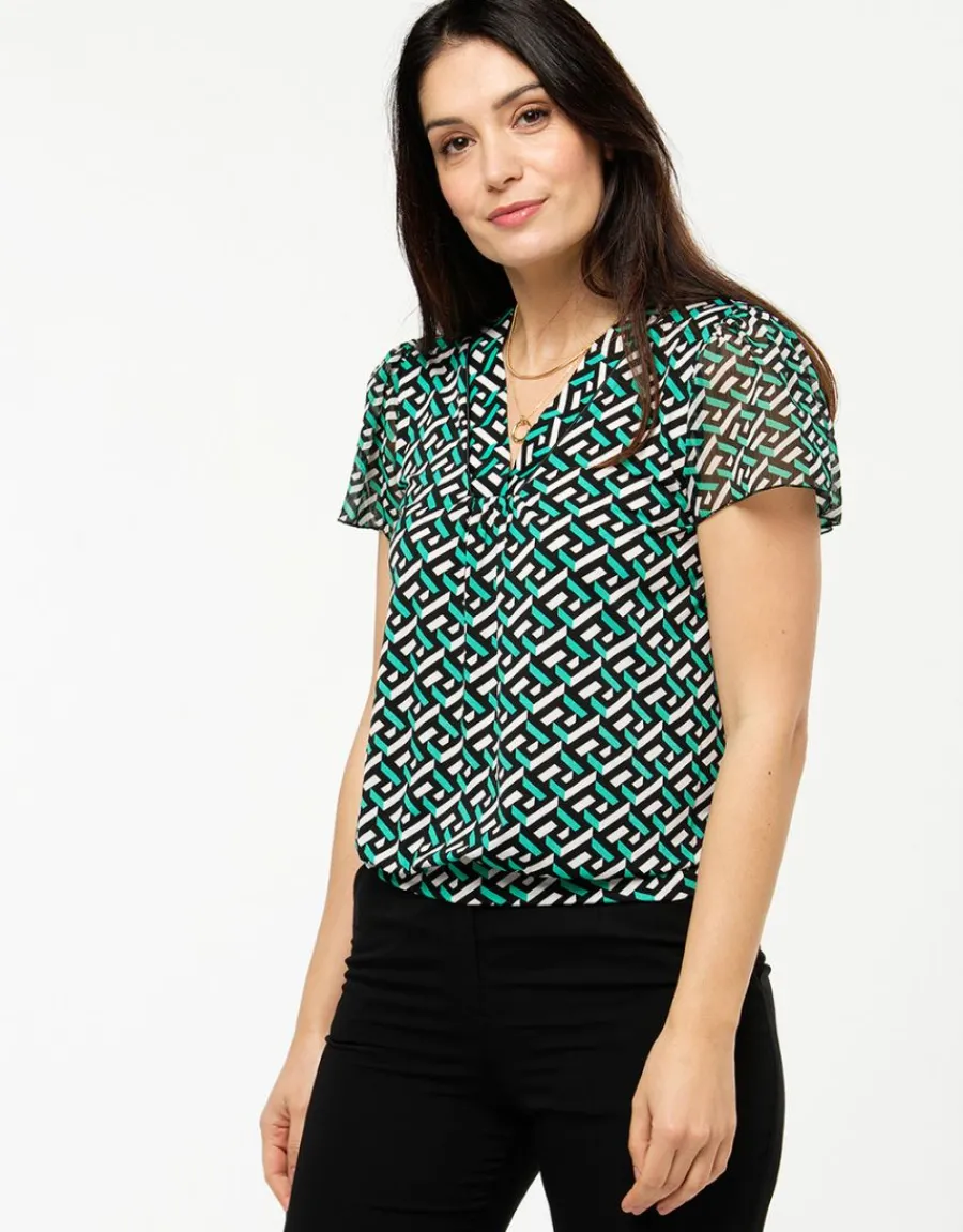 Christine Laure Chemisiers & Blouses|Hauts*Top fluide arty