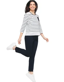 Christine Laure T-shirts|Hauts*Top marinière blanc