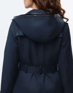 Christine Laure Parkas|Parkas*Trench court bleu marine