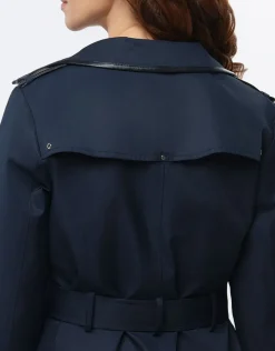 Christine Laure Parkas|Parkas*Trench court bleu marine