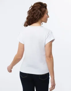 Christine Laure T-shirts|Hauts*T-shirt blanc coton