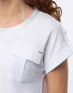 Christine Laure T-shirts|Hauts*T-shirt blanc coton