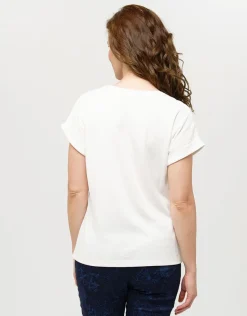 Christine Laure T-shirts|Hauts*T-shirt 100% coton blanc